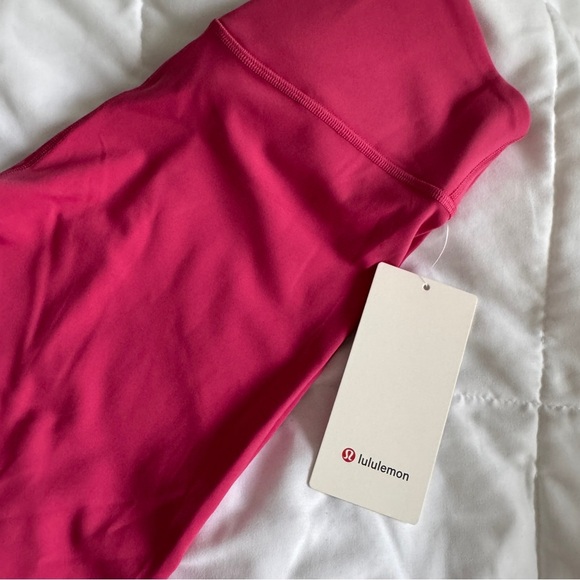 🆕🩷 Lululemon Wunder Under Smooth Cover HR Tight 25" - Raspberry Coulis - Picture 3 of 10